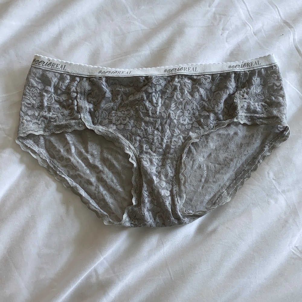 NWOT Aerie Gray Boybrief Panty